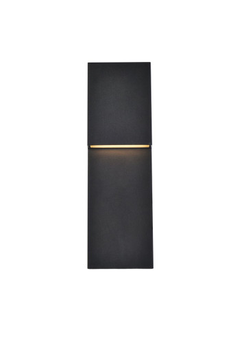 Raine Integrated LED Outdoor Black Wall Sconce (LDOD4001BK)