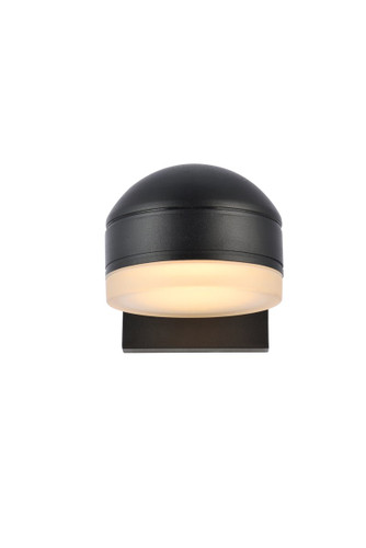 Elegant Furniture and Lighting Raine Integrated Led Wall Sconce In Black (LDOD4015BK)