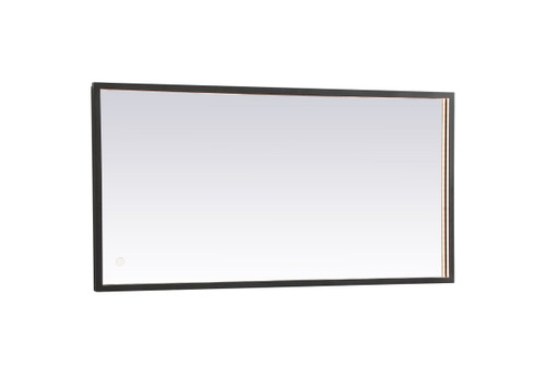 Pier LED Black Rectangular Mirror (MRE62030BK)