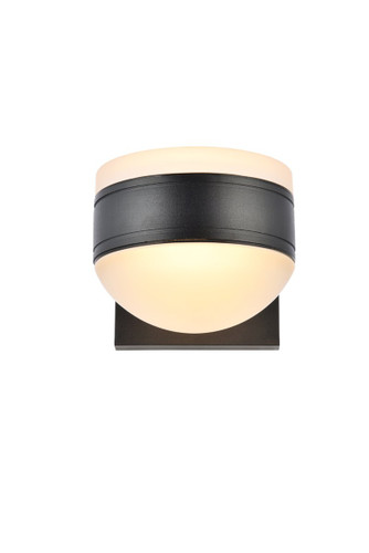 Raine Integrated LED Outdoor Black Wall Sconce (LDOD4017BK)