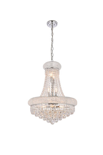 Primo 14 Light Chrome Chandelier With Clear Crystal (V1800D20C/RC)
