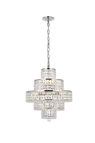 Maxime 13 Light Chrome Chandelier With Clear Crystal (2039D20C/RC)