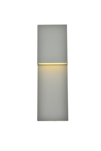 Raine Integrated LED Outdoor Silver Wall Sconce (LDOD4001S)