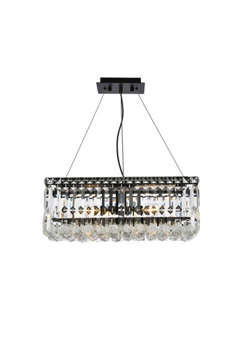 Maxime 4 Light Black Chandelier (V2034D20BK/RC)