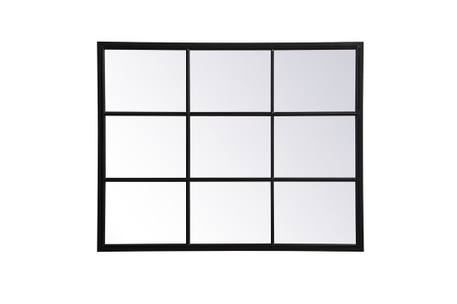 Motif Black Windowpane Mirror (MR623240BK)
