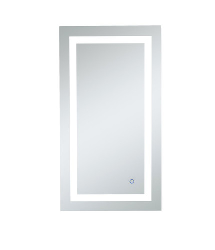 Helios LED Silver Rectangular Mirror With Touch Sensor (MRE12036)