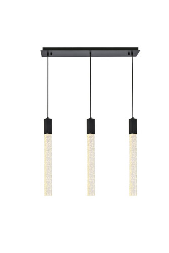 Weston 3 Lights Pendant In Black (2066S32BK)
