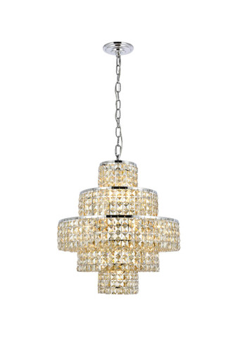 Maxime 13 Light Chrome Chandelier With Crystal (2039D20C-GT/RC)