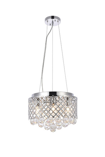Tully 4 Lights Pendant In Chrome (LD520D13C)