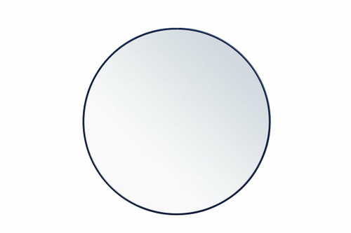 Eternity Blue Round Mirror (MR4047BL)