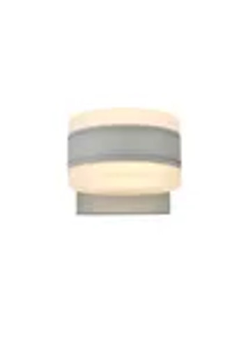 Raine Integrated LED Outdoor Silver Wall Sconce (LDOD4012S)