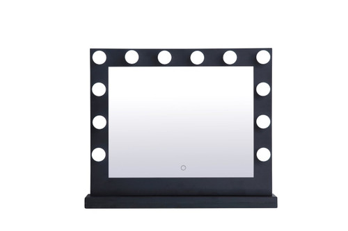 Brenda 32" LED Black Plug-In Mirror (MRE33226BK)