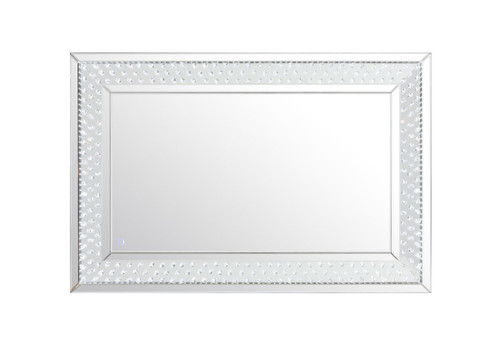 Raiden LED Rectangular Mirror With Crystal (MRE93248)