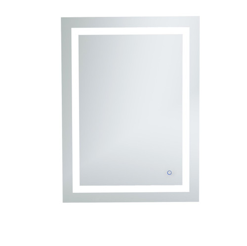 Helios LED Silver Rectangular Mirror With Touch Sensor (MRE12736)