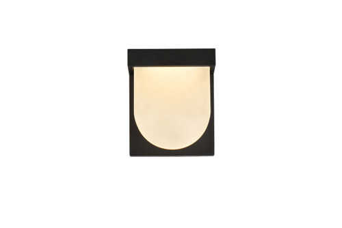 Raine Integrated LED Outdoor Black Wall Sconce (LDOD4009BK)