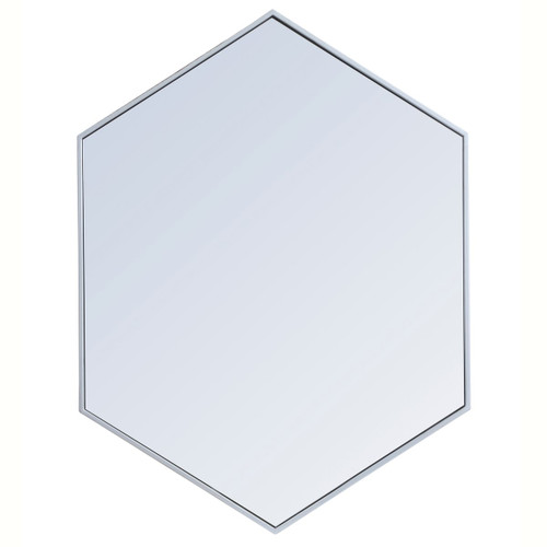 Monet Silver Hexagon Mirror (MR4430S)