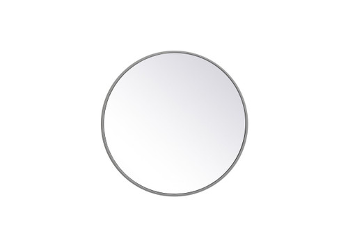 Monet Grey Round Mirror (MR4821GR)