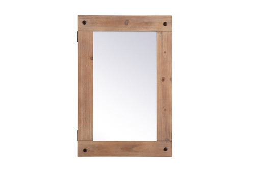 Waverly Wooden Mirrored Brown Medicine Cabinet (MR562233BN)