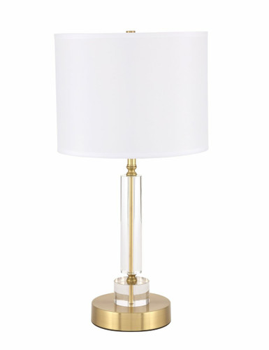 Deco 1 Light Brass Table Lamp (TL3023BR)