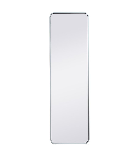 Evermore Soft Corner White Rectangular Mirror (MR801860WH)