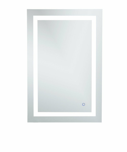 Helios LED Silver Rectangular Mirror With Touch Sensor (MRE12436)