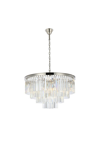 Sydney 17 Light Polished Nickel Chandelier Clear Royal Cut Crystal (1201D32PN/RC)