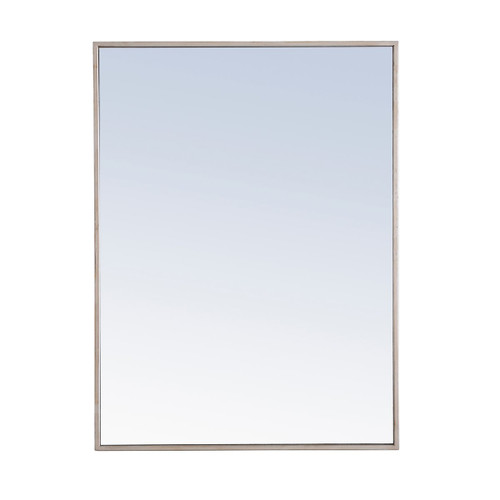 Monet Silver Rectangular Mirror (MR4073S)