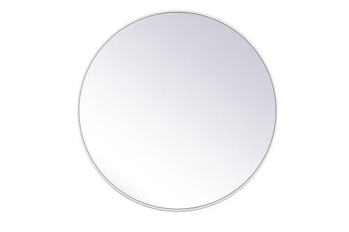 Monet White Round Mirror (MR4839WH)