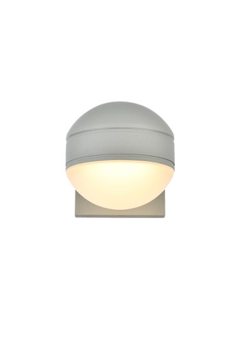 Raine Integrated LED Outdoor Silver Wall Sconce (LDOD4011S)