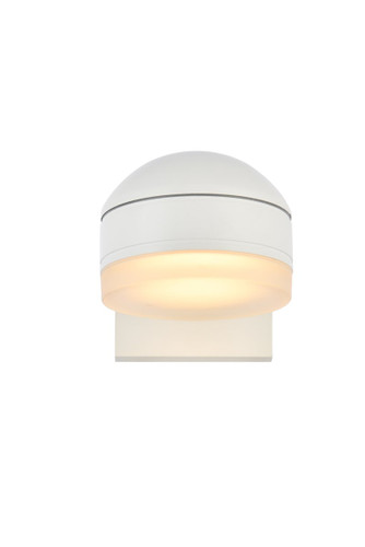 Raine Integrated LED Outdoor White Wall Sconce (LDOD4015WH)