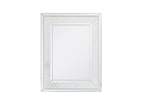 Raiden LED Rectangular Mirror With Crystal (MRE92836)