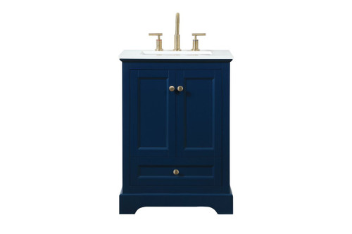 Ellington 24" Single Blue Bathroom Vanity (VF15524BL)