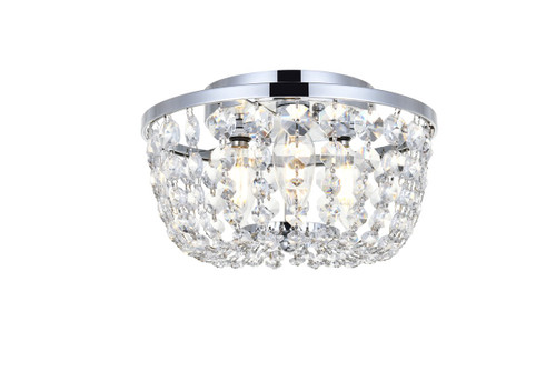 Cora 10 Inch Flush Mount In Chrome (1109F10C)