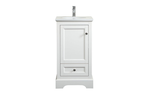 Ellington 18" Single White Bathroom Vanity (VF15518WH)