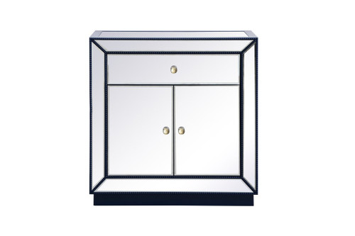 32' Blue Mirrored Chest (MF53002BL)