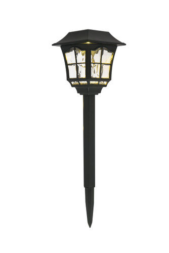 Rhea LED Black Outdoor Pathway Light, Pack Of 6 (LDOD3001-6PK)