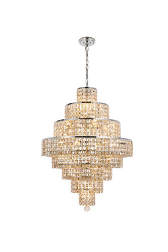 Maxime 18 Light Chrome Chandelier With Crystal (2039D26C-GT/RC)