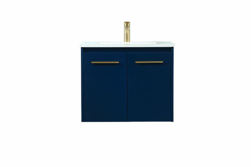 Penn 24" Single Blue Bathroom Vanity (VF44524MBL)