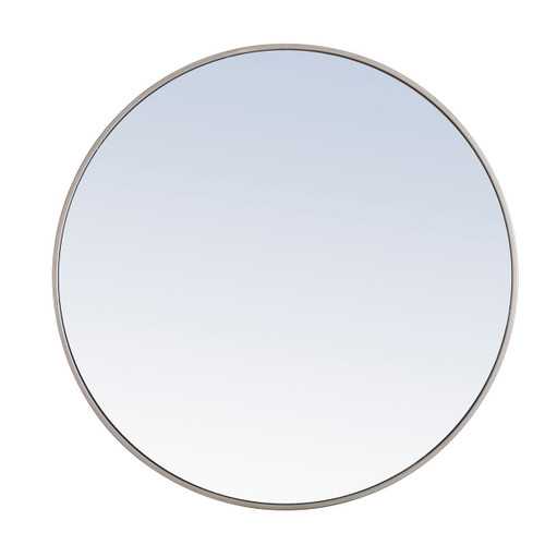 Eternity Silver Round Mirror (MR4043S)