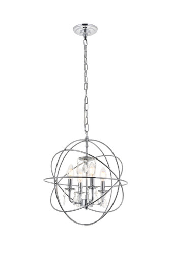 Wallace 4 Light Chrome Pendant (LD5055D16C)