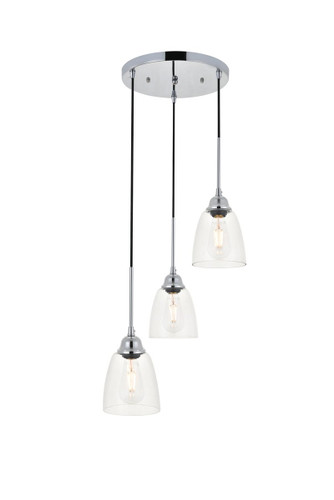 Felicity 3 Light Chrome Pendant (LD4013D16C)