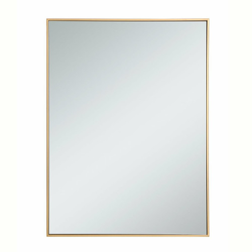 Monet Brass Rectangular Mirror (MR43040BR)