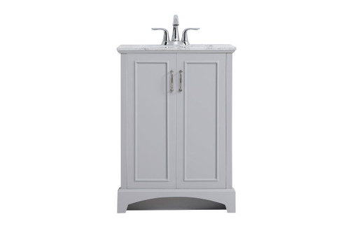 Hampson 24" Single Grey Bathroom Vanity (VF90624GR)