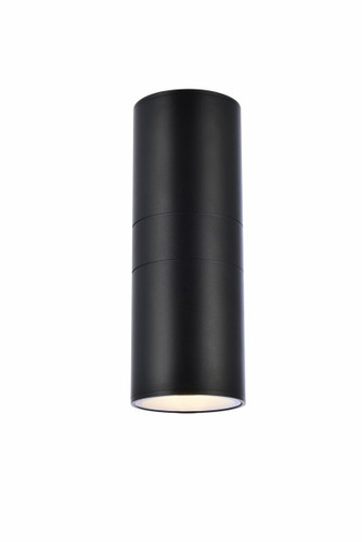 Elegant Furniture and Lighting Raine Outdoor Wall In Black (LDOD4040BK)