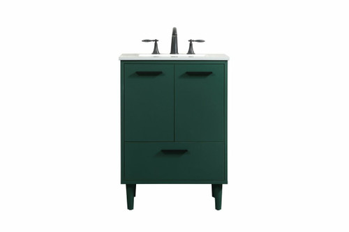 Baldwin 24" Single Green Bathroom Vanity (VF47024MGN)