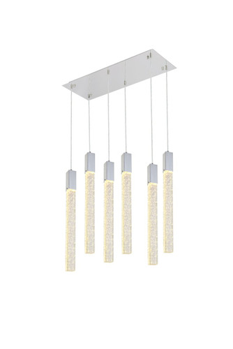 Weston 6 Light Chrome Pendant (2066D32C)