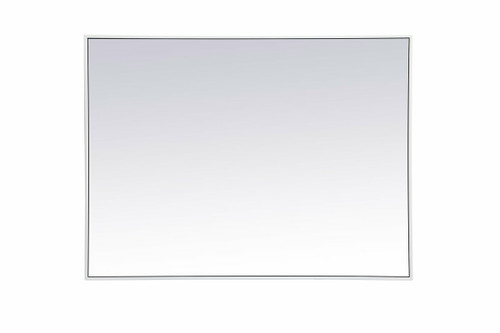 Monet White Rectangular Mirror (MR43040WH)