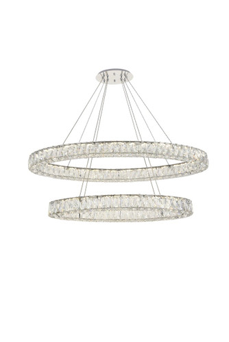 Monroe Integrated Led Light Chrome Chandelier Clear Royal Cut Crystal (3503D48C)