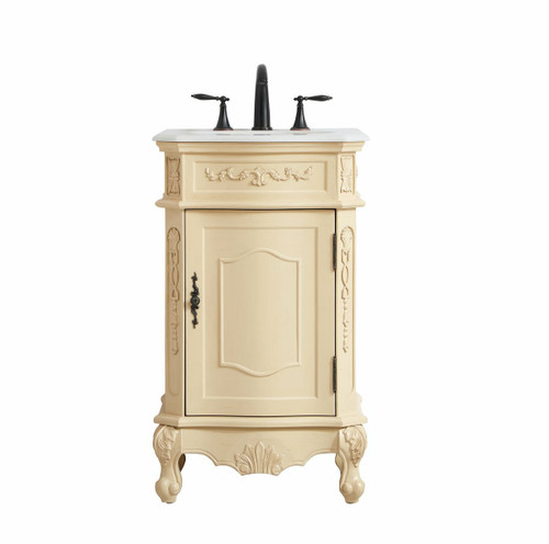 Danville 21" Single Light Antique Beige Bathroom Vanity (VF10121LT)