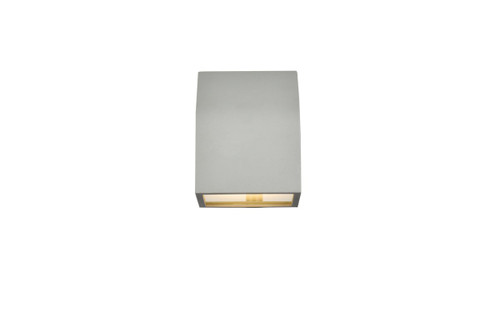 Raine Integrated LED Outdoor Silver Wall Sconce (LDOD4004S)